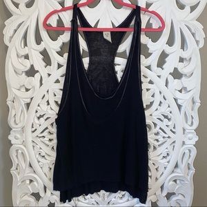 Black Free People Tank Top